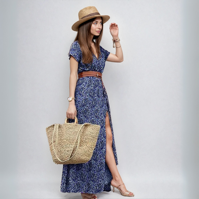 Boho Maxiklänning – Bekymmersfri Frihet med Feminina Detaljer