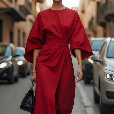 Elegant Kimono­klänning – Utstråla Styrka Och Finess