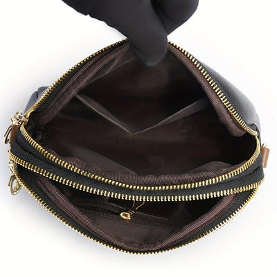 Präglad Crossbody-väska – Sofistikerad Stil du Kan Bära med Dig
