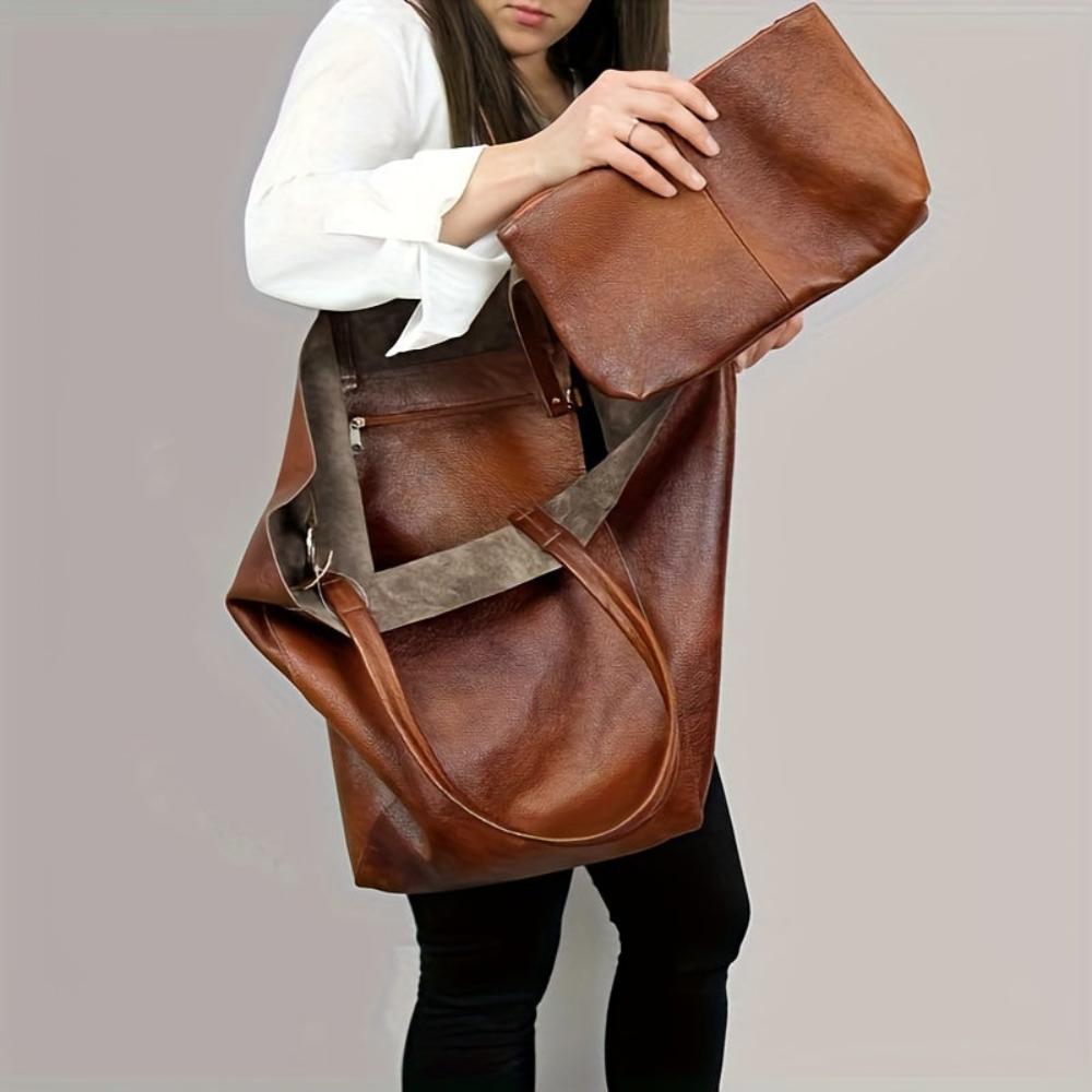 Retro Mjukhet Tote – Höj Din Vardagliga Stil