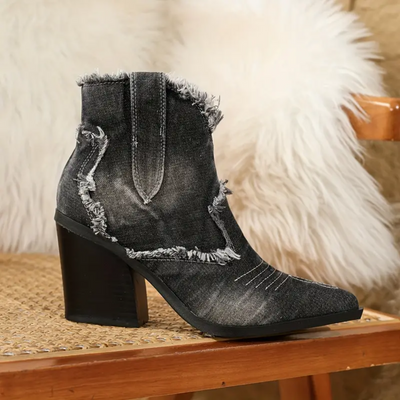 Elisa – Trendiga jeansankelboots