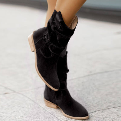 Celine – Kvinno Suede Stövlar
