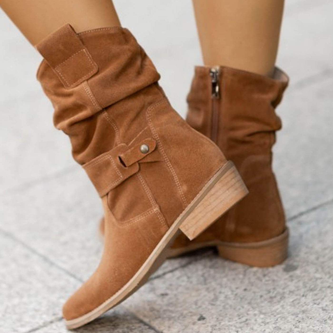 Celine – Kvinno Suede Stövlar