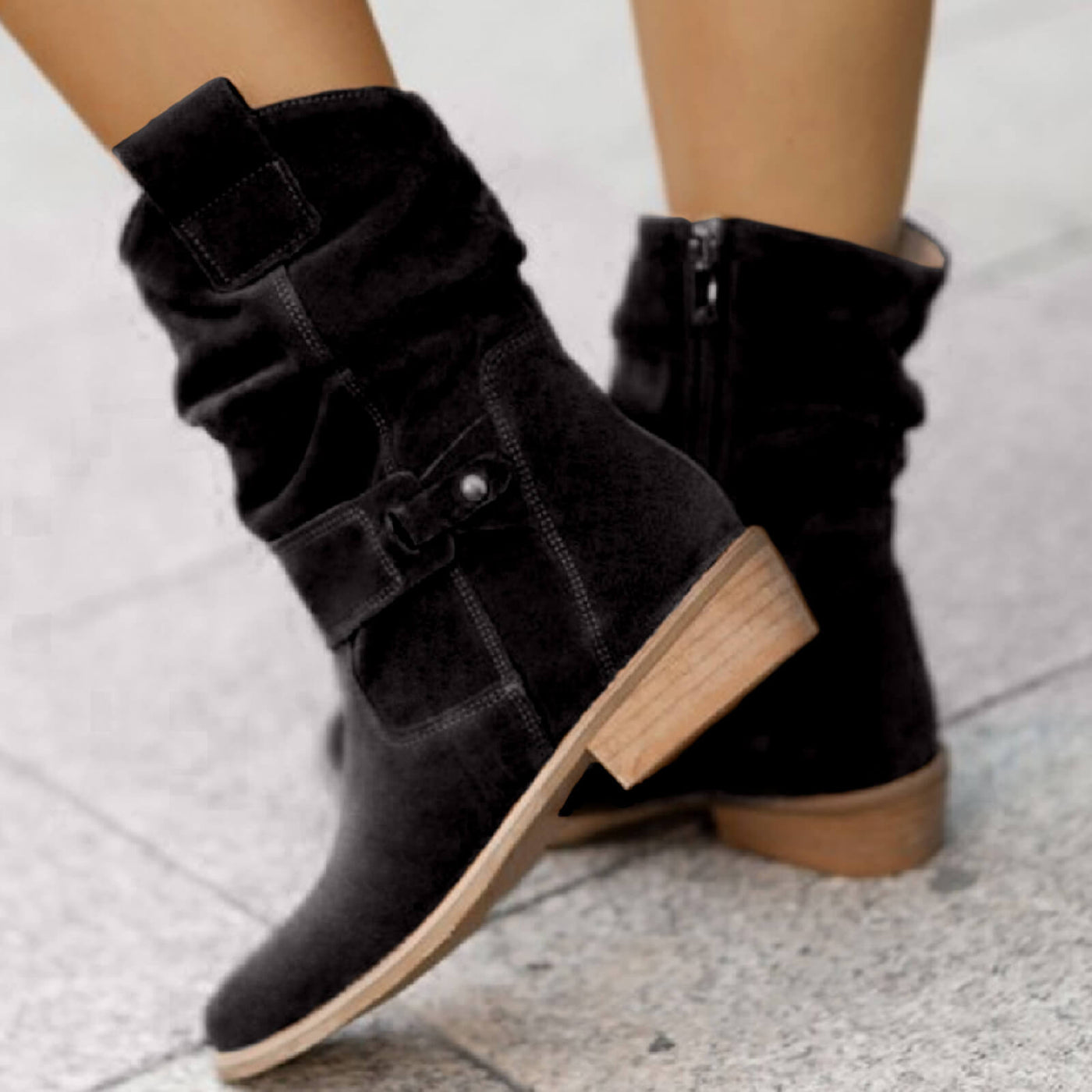 Celine – Kvinno Suede Stövlar