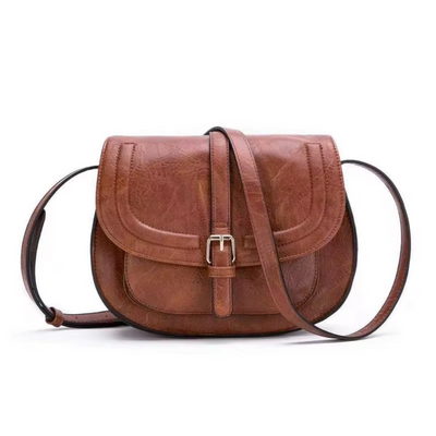 Klassisk Sadeltaske Crossbody – Vintage Elegans, Vardagslätthet