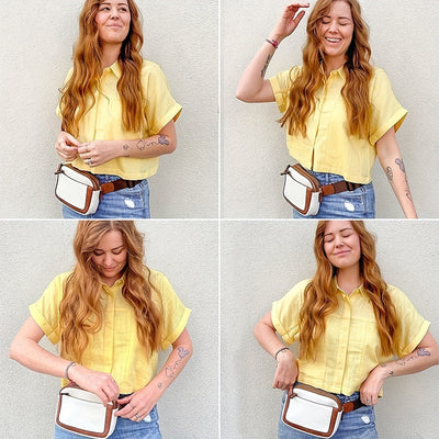 Sportig Crossbody-Väska – Handsfree-Stil och Komfort Hela Dagen