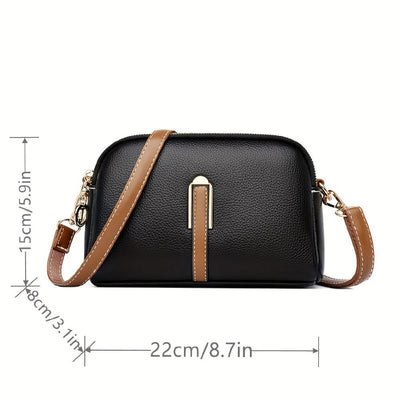 Präglad Crossbody-väska – Sofistikerad Stil du Kan Bära med Dig