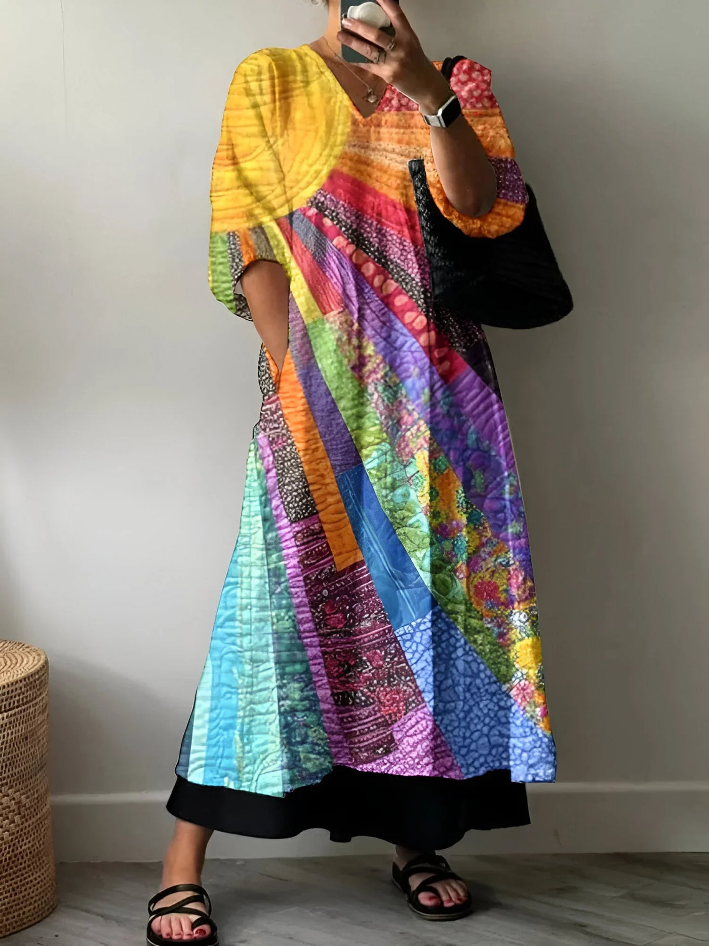 Färgstark boho maxiklänning – Utstråla självsäker frihetskänsla